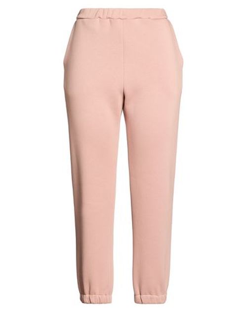 Woman Pants Blush Size M Cotton, Polyester