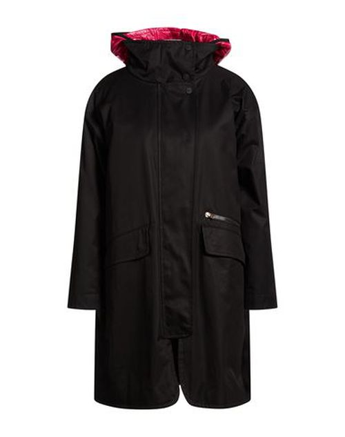 Woman Overcoat & Trench Coat Black Size 4 Polyamide