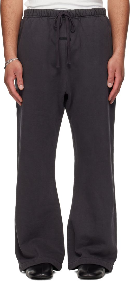 Black Signature Classic Flare Sweatpants