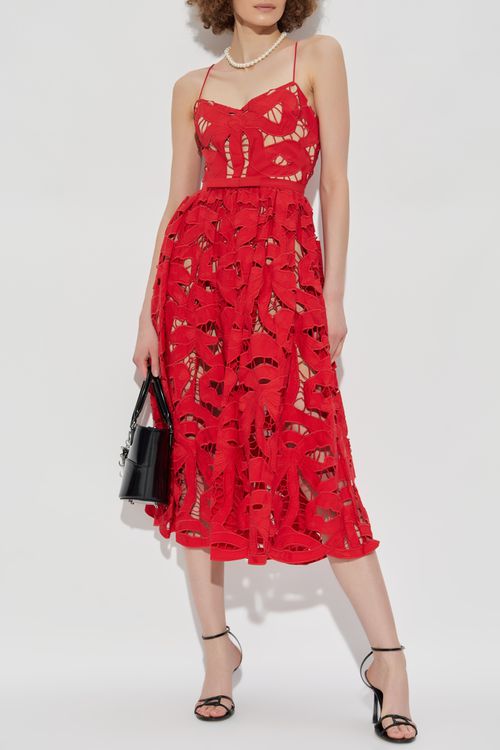 Strappy Dress, Women's, Red