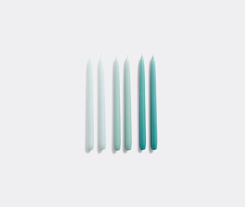 'candle Conical' Set Of Six, Blue