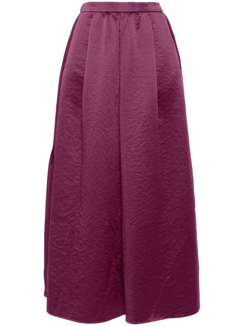 Gathered maxi skirt