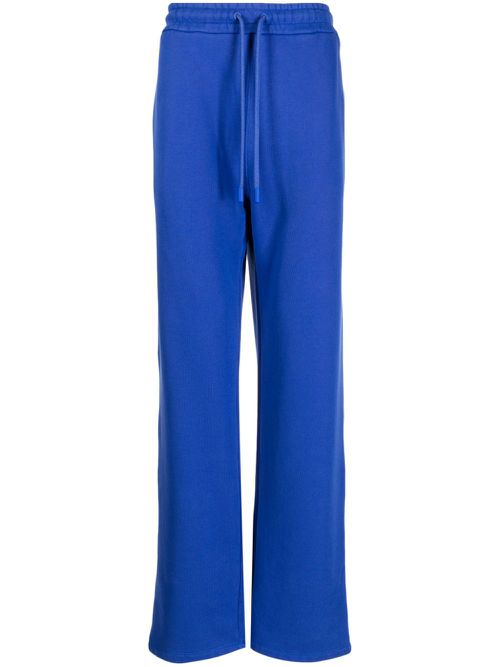 Moon Tab cotton track pants - Blue