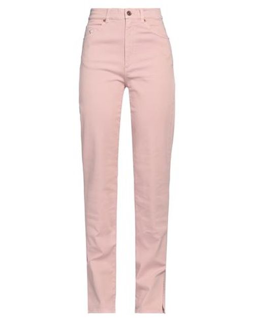Woman Jeans Pink Size 26 Cotton, Polyester, Elastane