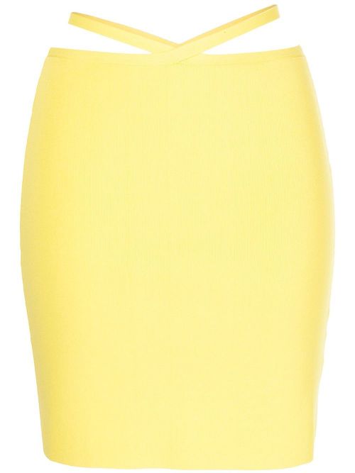 The Kai fitted skirt - Yellow