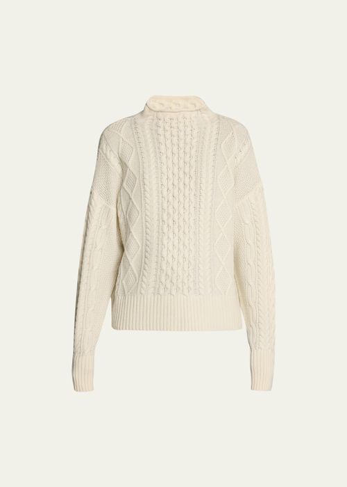 The Cable Lucca Wool and Cashmere Sweater