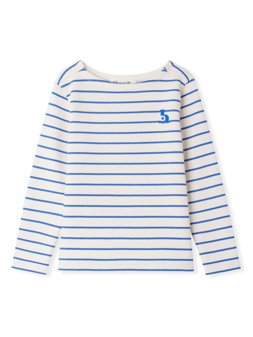 Baudelaire striped cotton T-shirt - White
