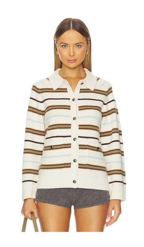 Rag & Bone Peggy Striped Oversized Cardigan in White. - XS also in