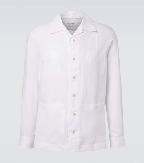 Hemp, linen, and cotton shirt
