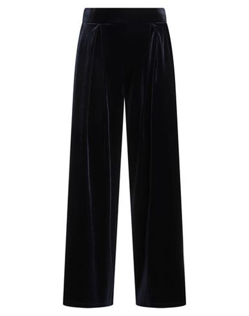 Woman Pants Navy Size M Polyester, Elastane