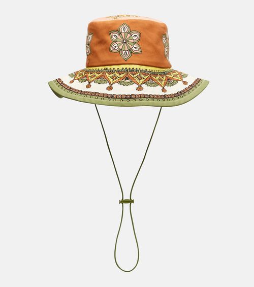 Alémais Printed cotton fedora