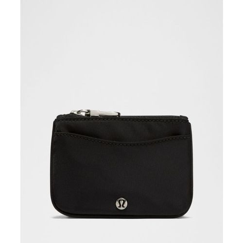 Lululemon – Clippable Card Holder – Color Black/Silver