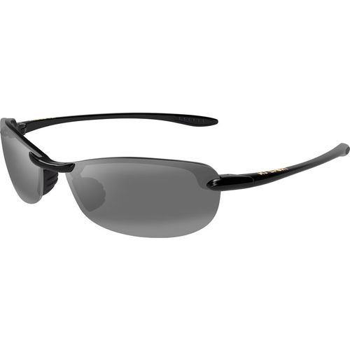 Maui Jim Unisex Maui Jim MJ0405S 001 Sunglasses Injected Black Grey Round