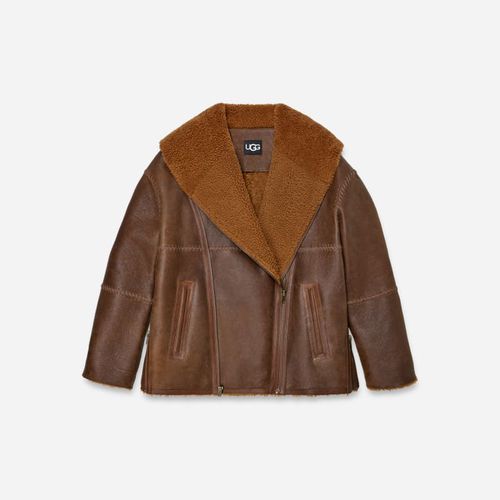 ® Shearling Coat Regenerate II Sheepskin in Cognac
