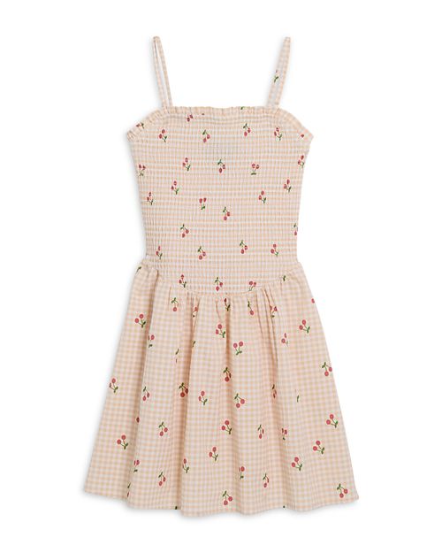 Girls' Gingham Cherry Dress, Big Kid - Exclusive