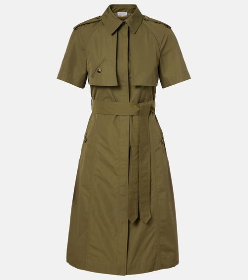 Cotton shirt dress