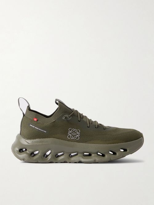 + On Cloudtilt Stretch Recycled-knit Sneakers - Green