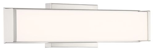 Access Citi Bathroom Vanity Light in Brushed Steel - 62570LEDD-BS/ACR