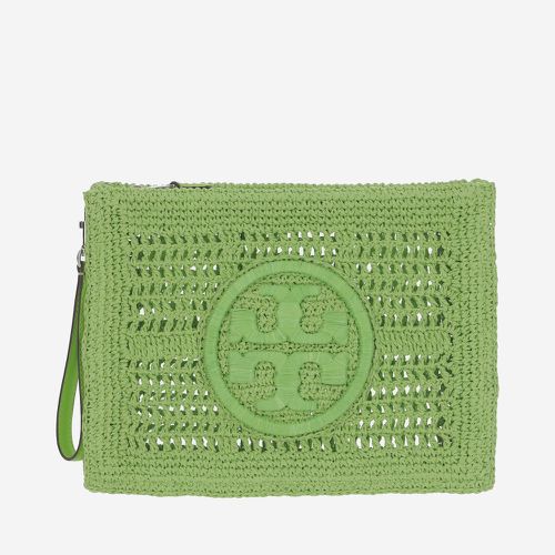 Green Ella Crochet Clutch