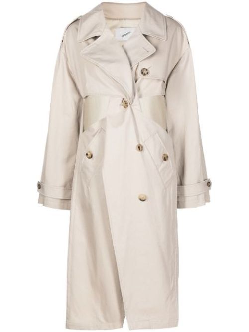 Cut-out trench-coat