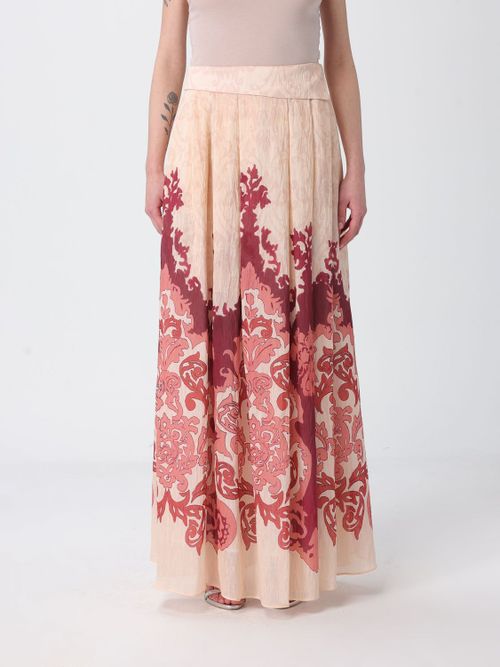 Skirt Woman color Mahogany