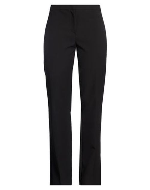 Woman Pants Black Size 12 Polyester, Elastane