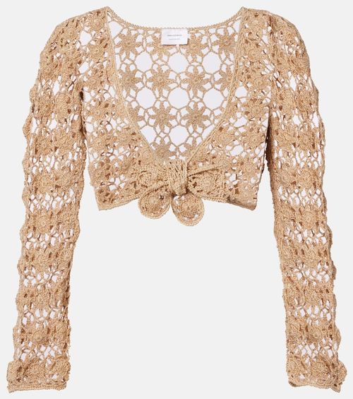 Bella Ballerina crochet cotton crop top
