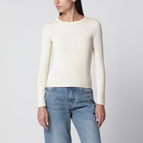 Flore Flore White Max Organic Cotton Long-Sleeve T-Shirt