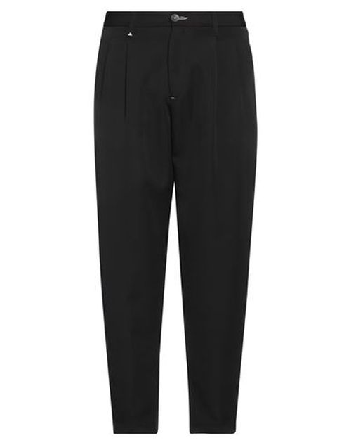 Man Pants Black Size 32 Polyester, Elastane