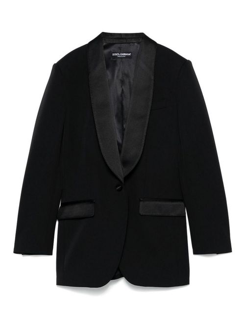 Black Single-Breasted Blazer
