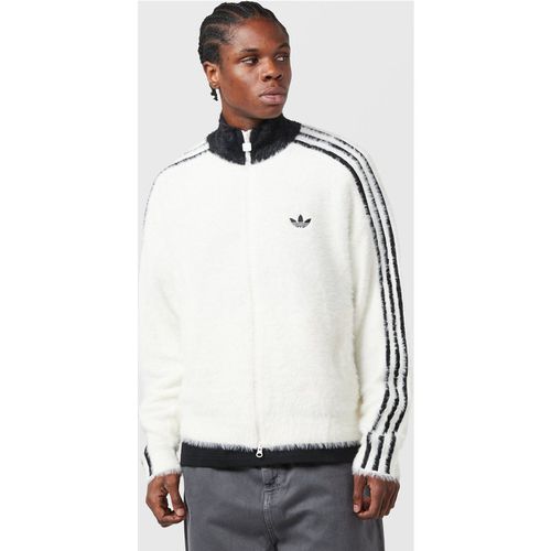 Adidas Originals Faux Mohair Classic Track Top - White