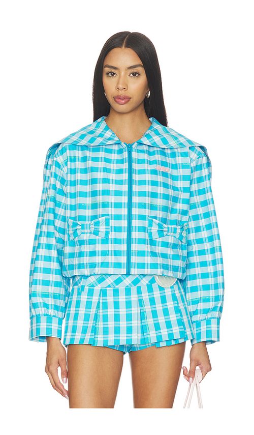 Sandy Liang Farro Jacket in Blue. S. Also in