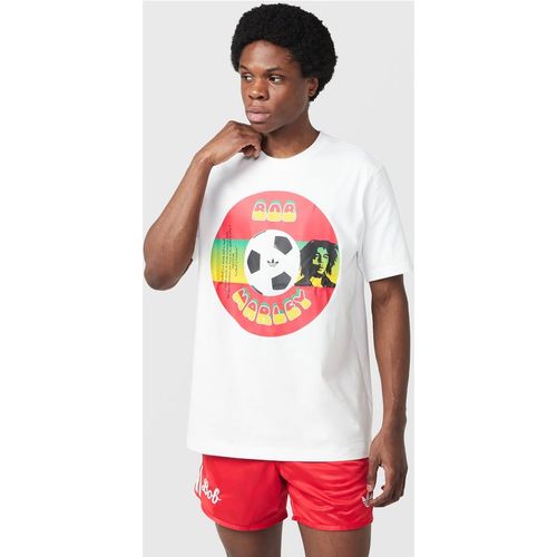 Adidas Originals x Bob Marley Ball T-Shirt - White