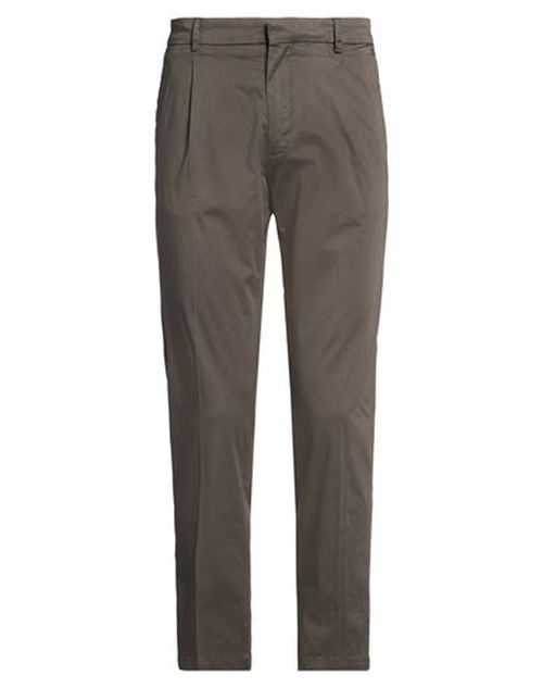 Man Pants Chocolate brown Size 36 Cotton, Elastane