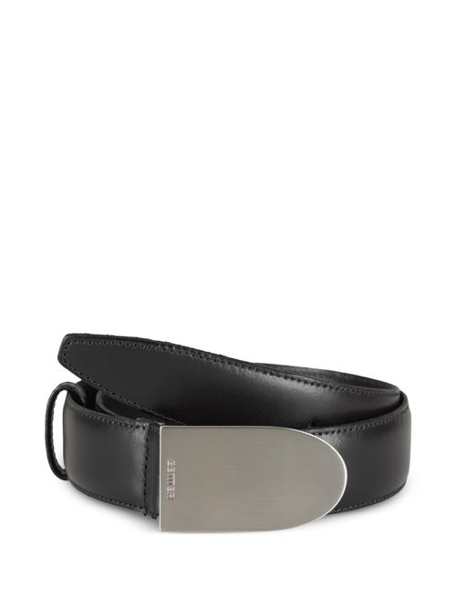 Leather belt - Black