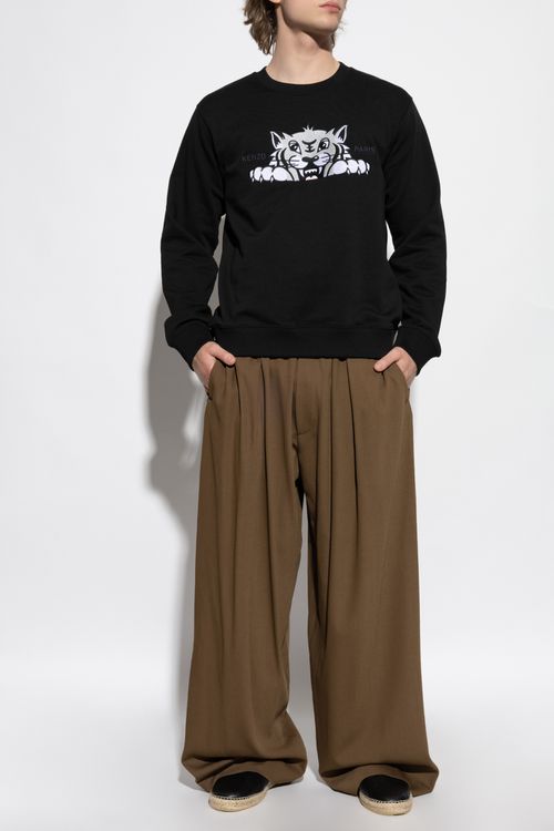 Kenzo Sweatshirt With A Distinctive Tiger Head, Men's, Black