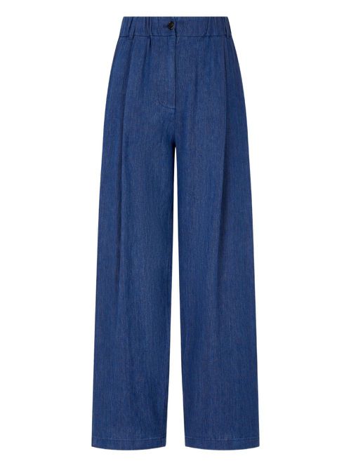 Pleated trousers - Blue