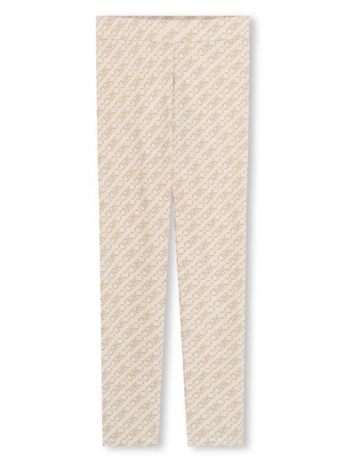 Logo-print smart trousers - Neutrals