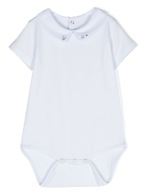 Sea-embroidery cotton body - Blue