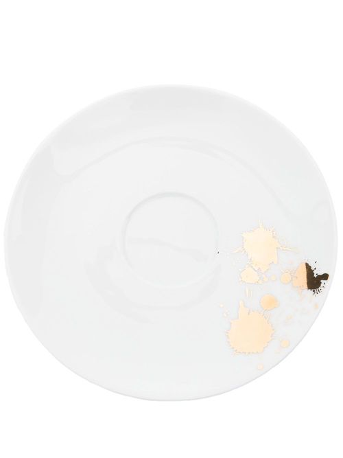 1948 abstract-print saucer - White