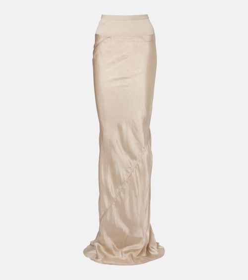 Satin maxi skirt
