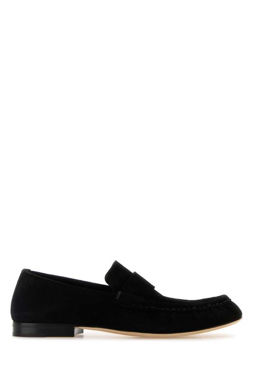 Black Suede Soft Loafers