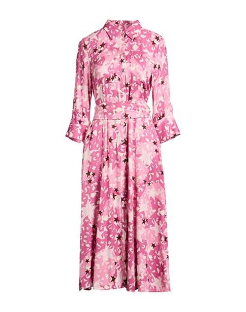 Woman Midi dress Mauve Size 12 Viscose