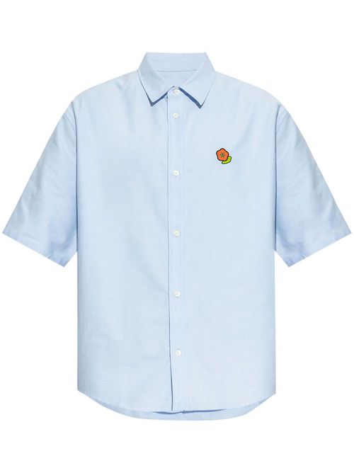 Boke Flower shirt - Blue