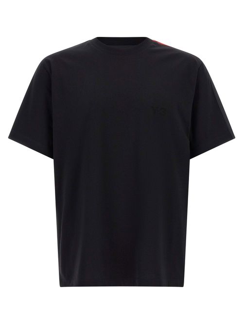 Gradient Stripe T-Shirt — Black