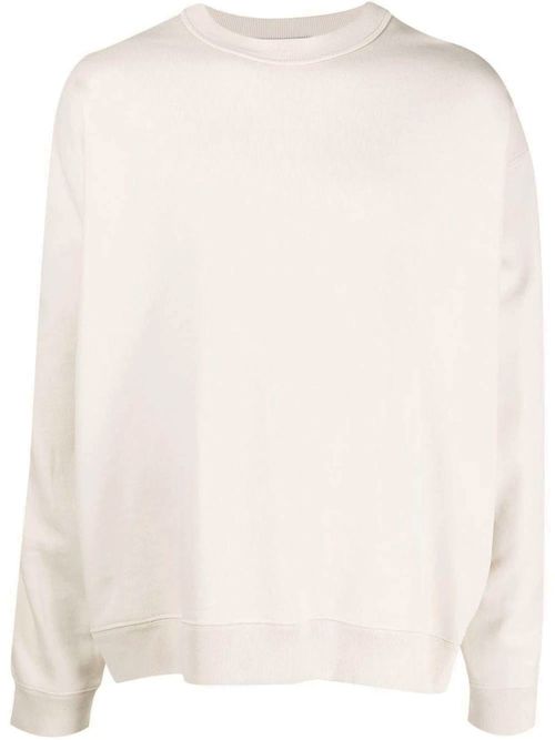 Logo-print sleeve sweatshirt - Neutrals