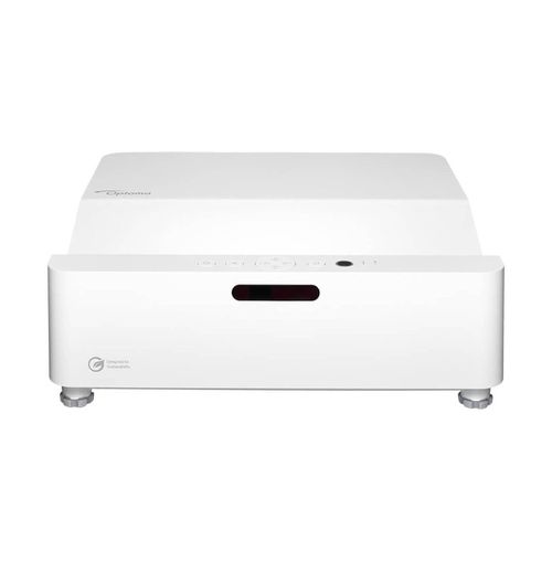Ultra-Short Throw 4K Uhd Home Cinema Laser Projector - 100" Images - Bright 4,000 Lumens - Enhanced Game Mode - Hdr - Home Theater - Black - Whit
