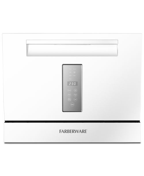 6-Piece Professional Countertop Dishwasher FCD06SDWHT - White