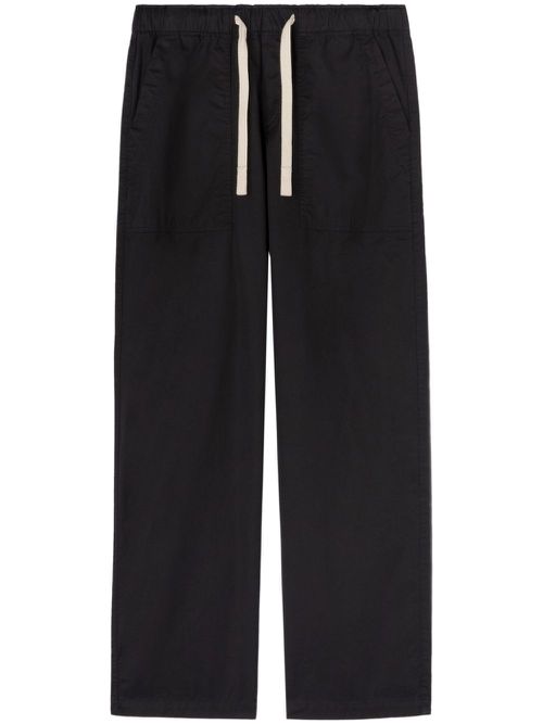Logo-print trousers - Black