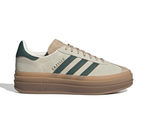 Adidas Gazelle Bold Womens Cream Collegiate Green